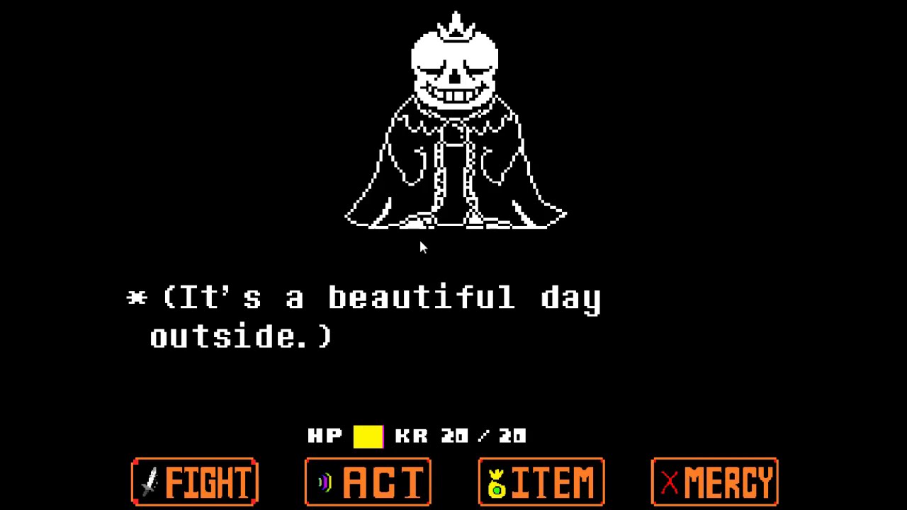 StoryShift Sans Fight, UNDERTALE Fangame