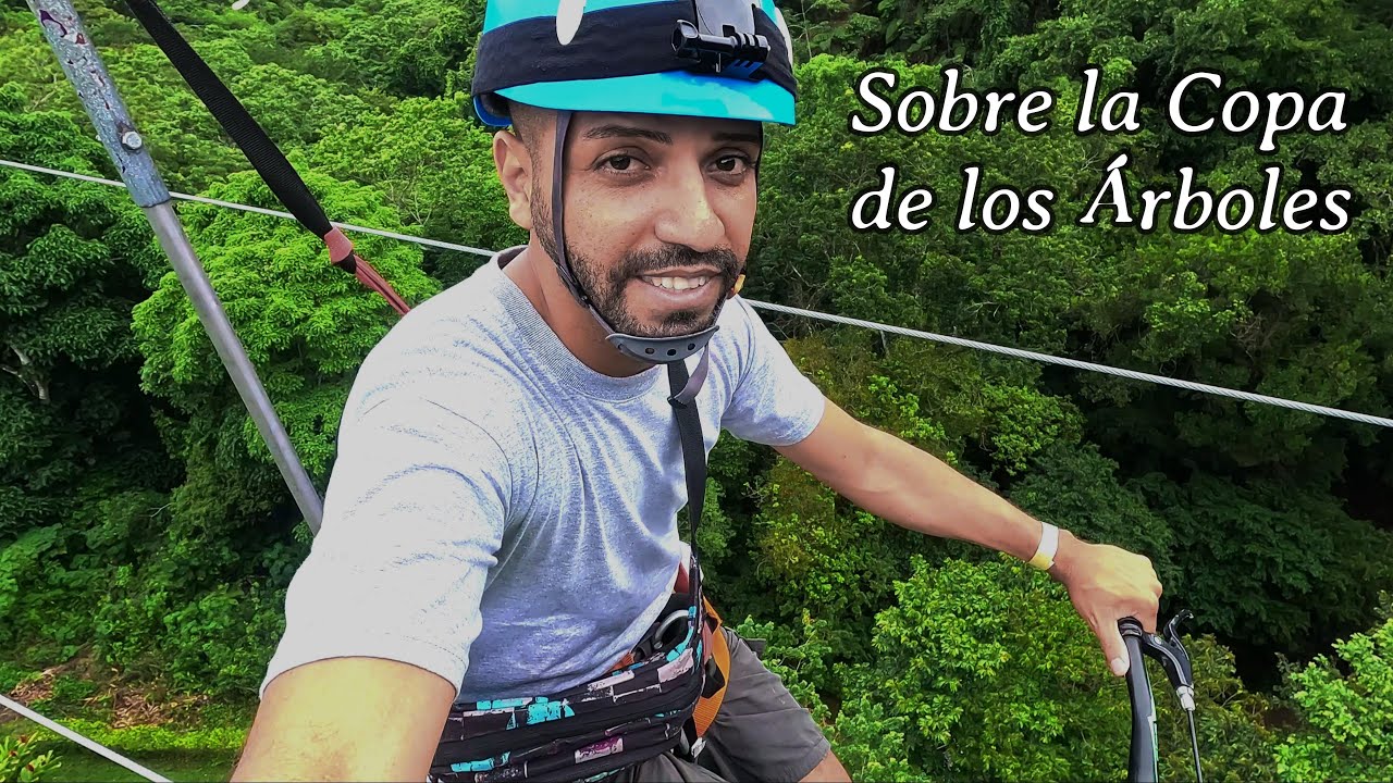 Haciendo SKY BIKE Sobre la COPA de los Árboles