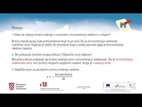 Video: Koji korak određuje brzinu reakcije?