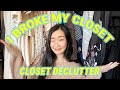 HUGE CLOSET CLEAN OUT! Decluttering and Organizing My Closet 2021 Pt.2 Dresses+Jackets