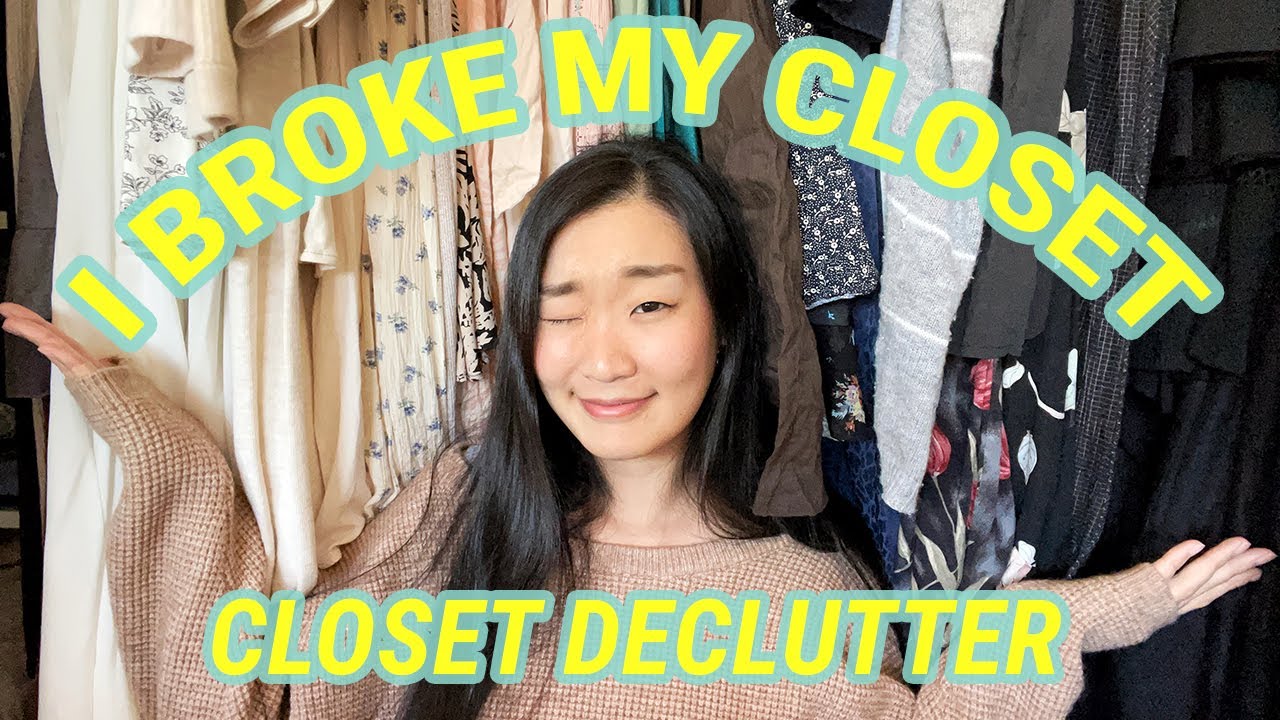 HUGE CLOSET CLEAN OUT! Decluttering and Organizing My Closet 2021 Pt.2 ...
