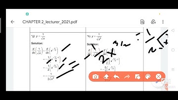 MAT183 CHAPTER 2 DERIVATIVES OF CONSTANT,POWER FUNCTION,POLYNOMIAL FUNCTION,EXPONENTIAL FUNCTION