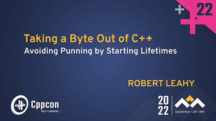 Taking a Byte Out of C++ - Avoiding Punning by Sta...