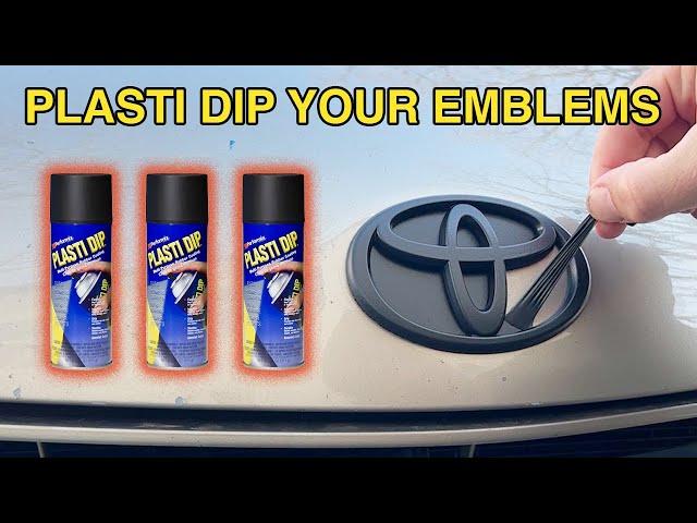 How to Plasti Dip Car Emblems/Badges - Easy DIY Guide 