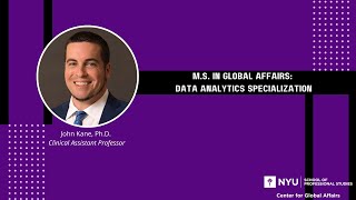 Data Analytics Specialization with Dr. John Kane