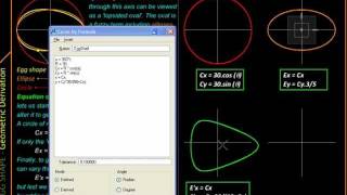 Geometria con MicroStation: formulazione della curva della forma di un uovo screenshot 4