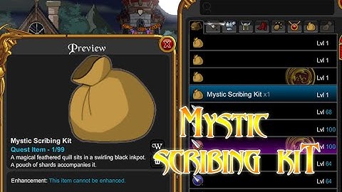 AQW MYSTIC SCRIBING KIT l TAPPING INTO THE ARCANE QUEST