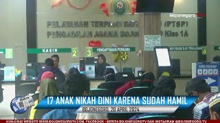 104 Anak di Bojonegoro Menikah Dini, 17 Diantaranya Karena Hamil