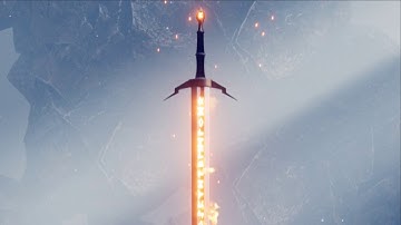 Sword from CG Fast Track Blender 3.3 Wide shot