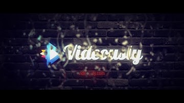 Awesome Rain 3D Neon Logo Intro Animation