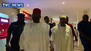 VIDEO: Arrival of Governor Dave Umahi of Ebonyi State for the APC Presidential Aspirants Screening