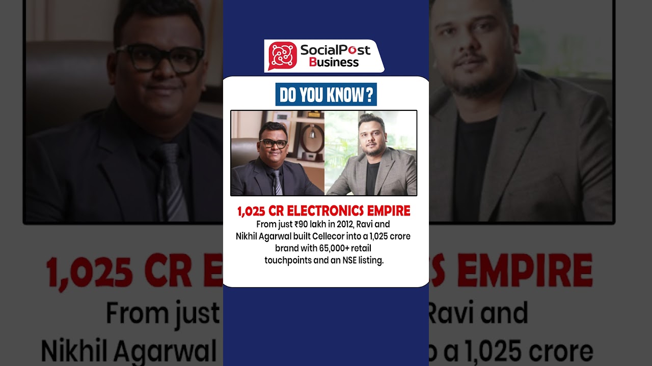 rewrite this title Ravi & Nikhil Agarwal Cellecor Success Story | #ytshorts #shorts #cellecor #successstory #startup