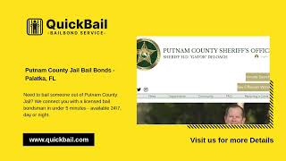 Get Bail Today | Putnam County Jail Bail Bonds - Palatka, FL | QuickBail.com