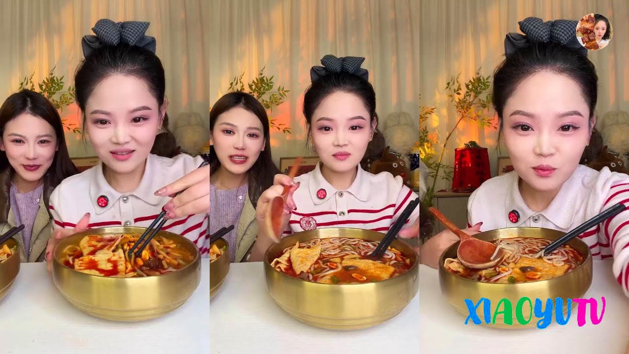 【Xiaoyu Mukbang】XIAOYU EATING SHOW。MUKBANG SATISFYING。Mukbang Chinese。170126。4