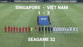 U22 Viet Nam - U22 Singapore| Vòng bảng Seagame32| Tổng hợp trận đấu| Men's Football