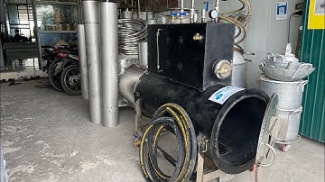 Lò Hơi Đốt Củi bằng Thép dùng để nấu rượu nấu cơm, sục nấu cám lợn bò