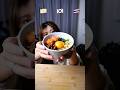 ラーメンを世界風アレンジして食べ比べ🍜 #asmr #mukbang #shorts #PR