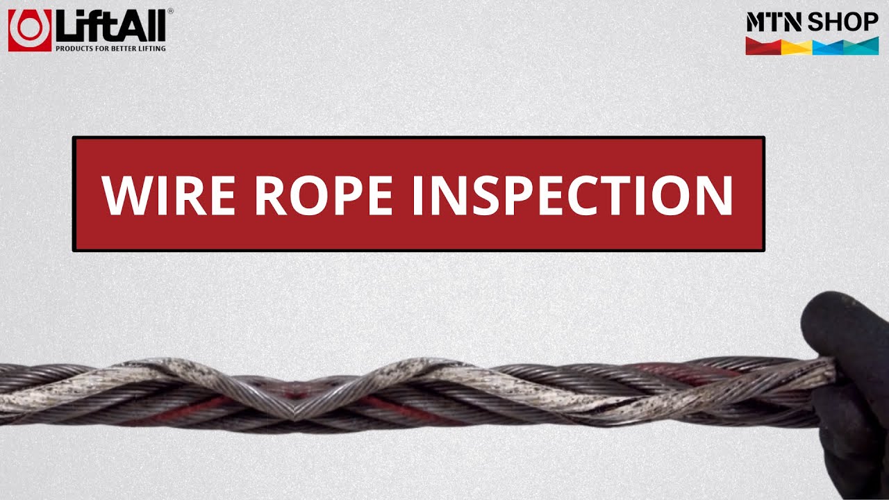 Lift-All Wire Rope Sling - How to Inspect for Damage 