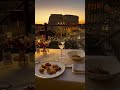 Dinner With the Best View in Rome 🇮🇹✨