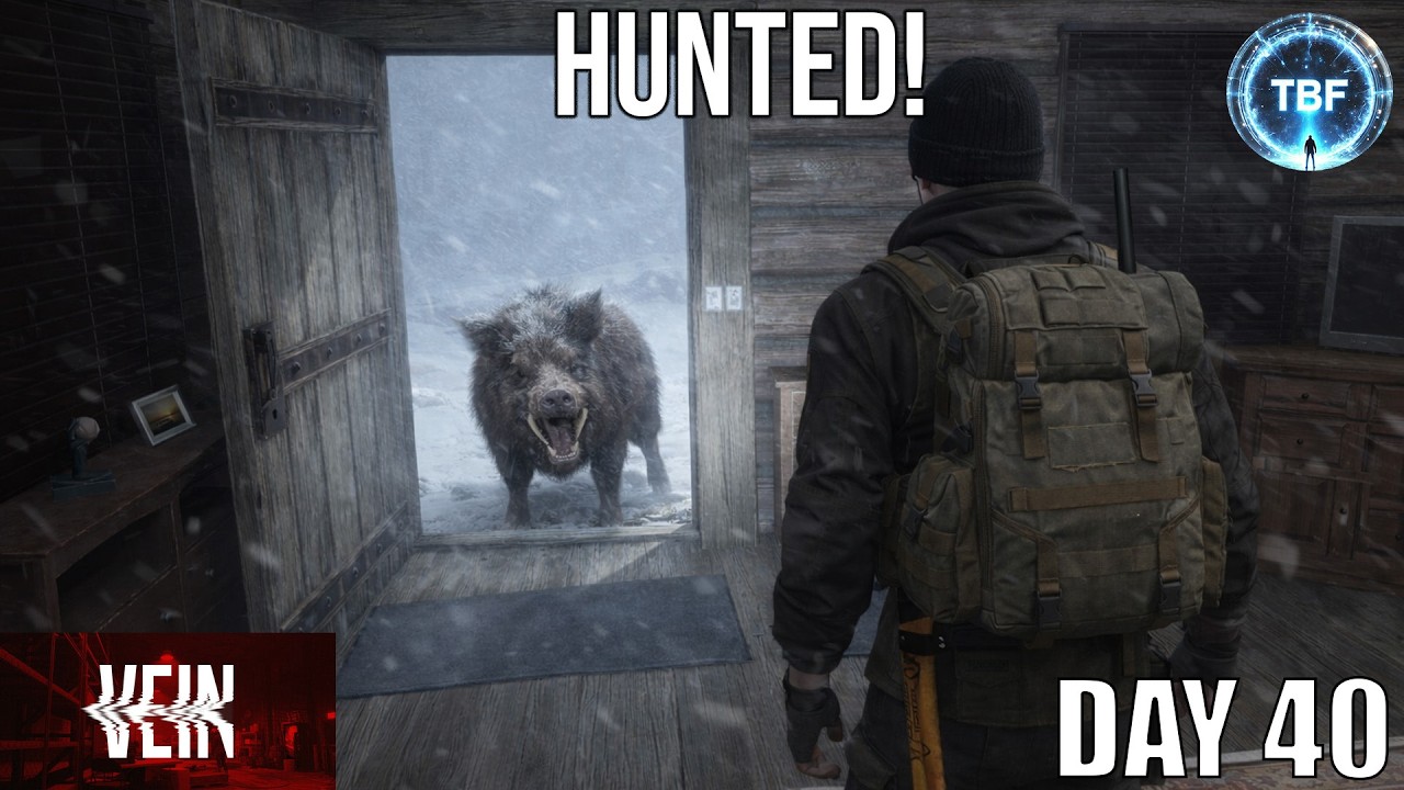 Hunted at the Lake Cabins… | VEIN Survival Day 40 l [INSANE DIFFICULTY]