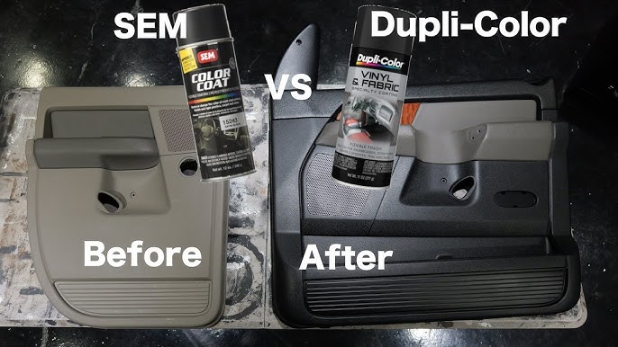 Rit Dye vs. Duplicolor Fabric Dye to Change the Color of Your Car's Seats 