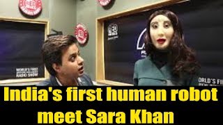 India's first human robot | Rashmi | Red FM | Meet With Sara || Arrive Entertainment