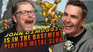 John DiMaggio is in the Basement with Nolan North Playing Metal Slug! | RETRO REPLAY