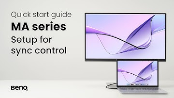 BenQ MA series monitor: Sync control quick start guide