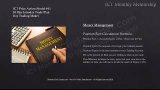 ICT Charter Price Action Model 11 - Trade Plan & Algorithmic Theory