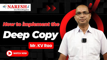 Deep Copy Explained | How to Implement It in Python | NareshIT #pythontutorial