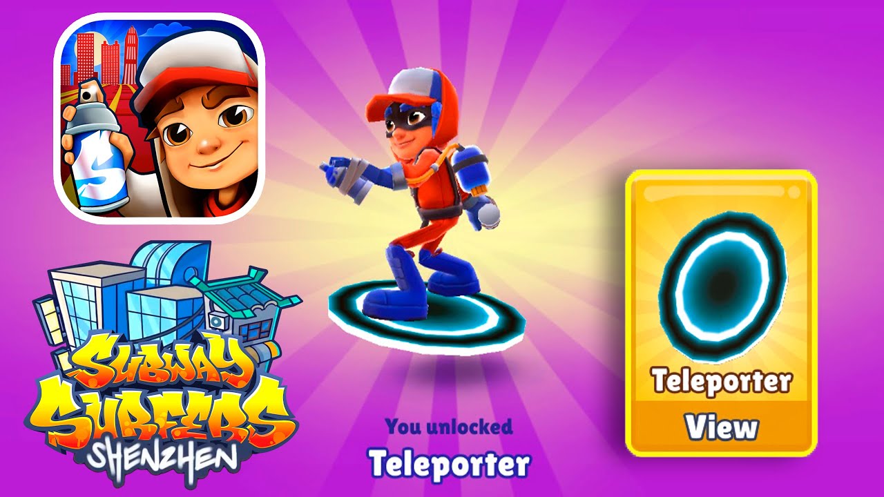 SUBWAY SURFERS SHENZHEN 2022 UNLOCKING TELEPORTER BOARD YouTube Subway surfers shenzhen 2022 unlocking teleporter board youtube