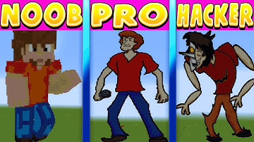 Minecraft Pixel Battle NOOB vs PRO vs HACKER FNF Red Shaggy