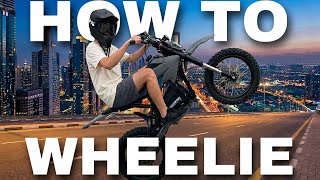 How To Wheelie Your E-Bike