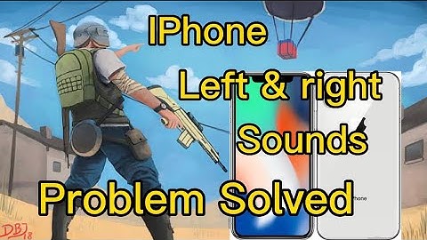 100% Fix Iphone Sounds Delayed | Left & Right sound problems | #pubgmobile #bgmi #pubg