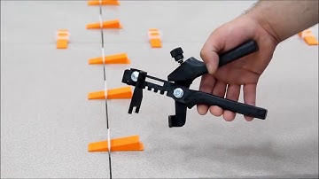 tile leveling system video