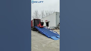 Mobile Loading Ramps are flexible, adjustable and easy to move around,used in any warehouse yard