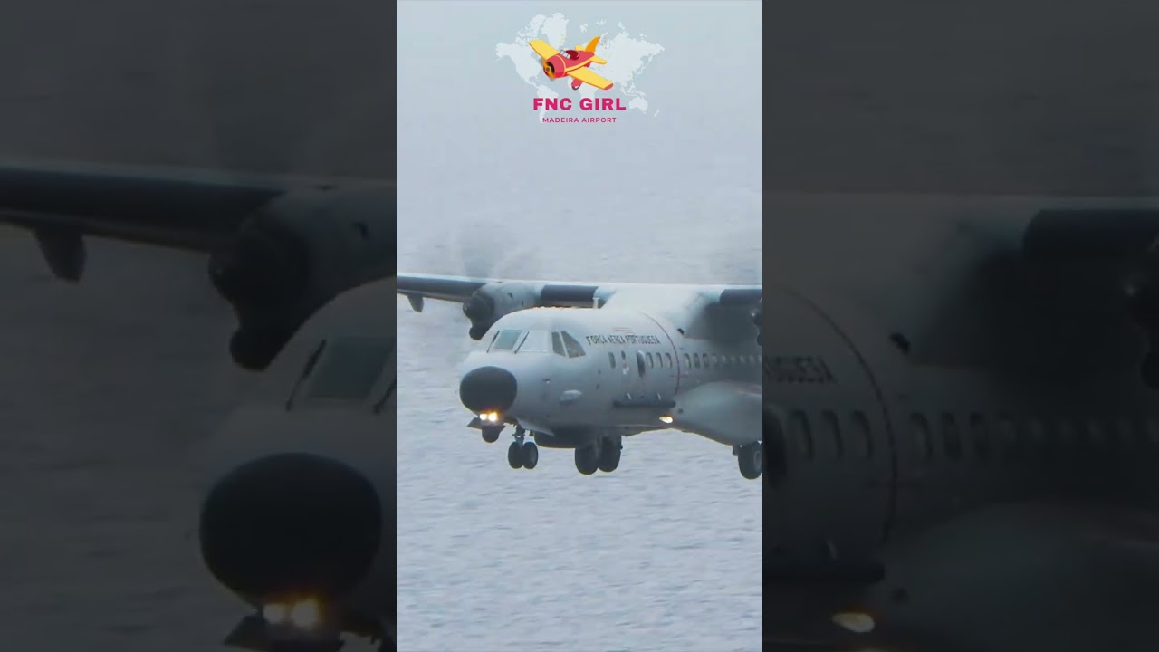 Casa C295 Landing In Madeira - Watch This Amazing Aircraft In Action!