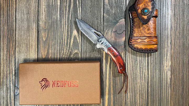 NEDFOSS Damascus Pocket Knife! Unboxing And First Impressions!