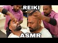 ASMR REIKI MASTER HEAD MASSAGE THERAPY ! INTENSE TO CALMING MASSAGE  #INDIANBARBER