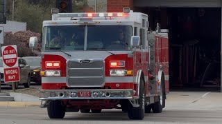 *HORN* Ventura City Fire Department Medic Engine 5 ( ME5 ) Responding to a Traffic Collision!