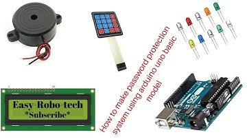 how to make password protection system using arduino uno basic model