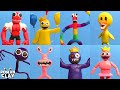 All rainbow friends fan mods  roblox with clay  roman clay tutorial