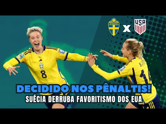 Nos pênaltis, Suécia derruba Estados Unidos da Copa Feminina