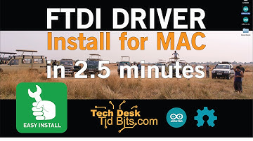 Arduino Explained - FTDI driver install in under 2.5 minutes (Mac)