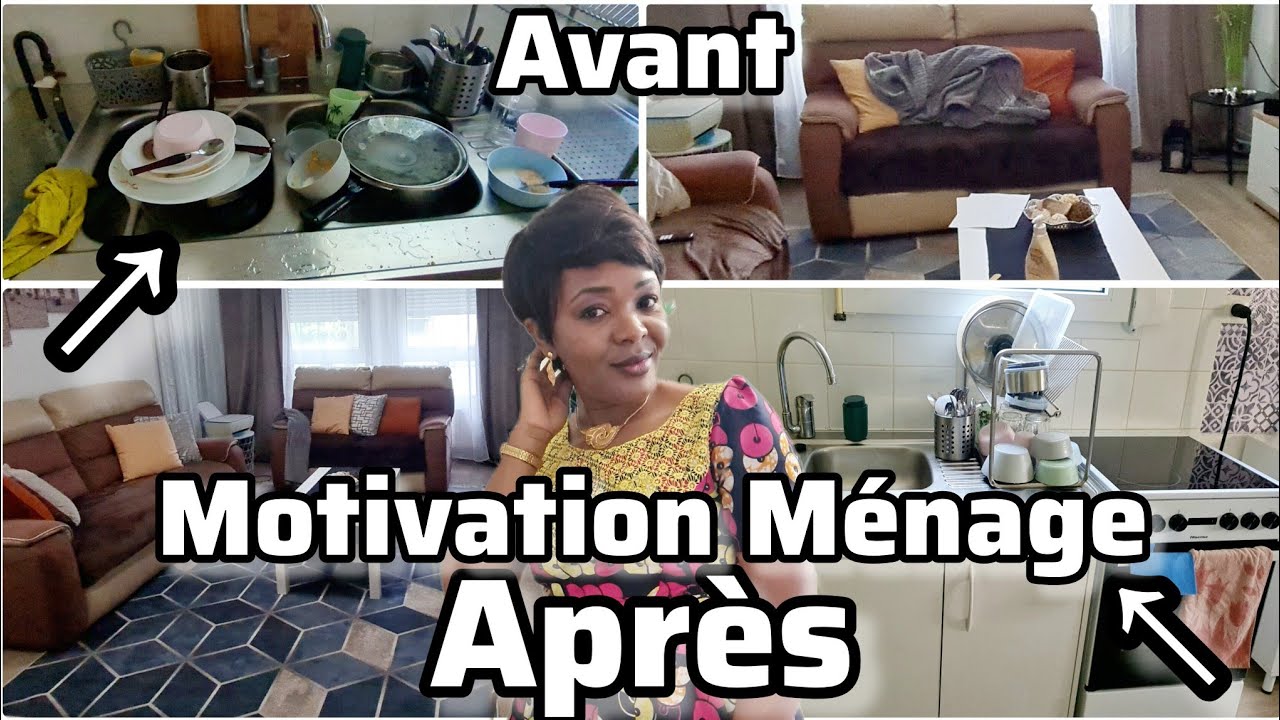 🔥MOTIVATION MÉNAGE À FOND POUR LE SALON ET LA CUISINE