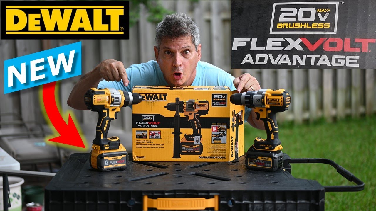 DEWALT デウォルト 20V MAX* XR Hammer Drill Kit, Tool Connect Bluetooth (DCD797D2  その他道具、工具