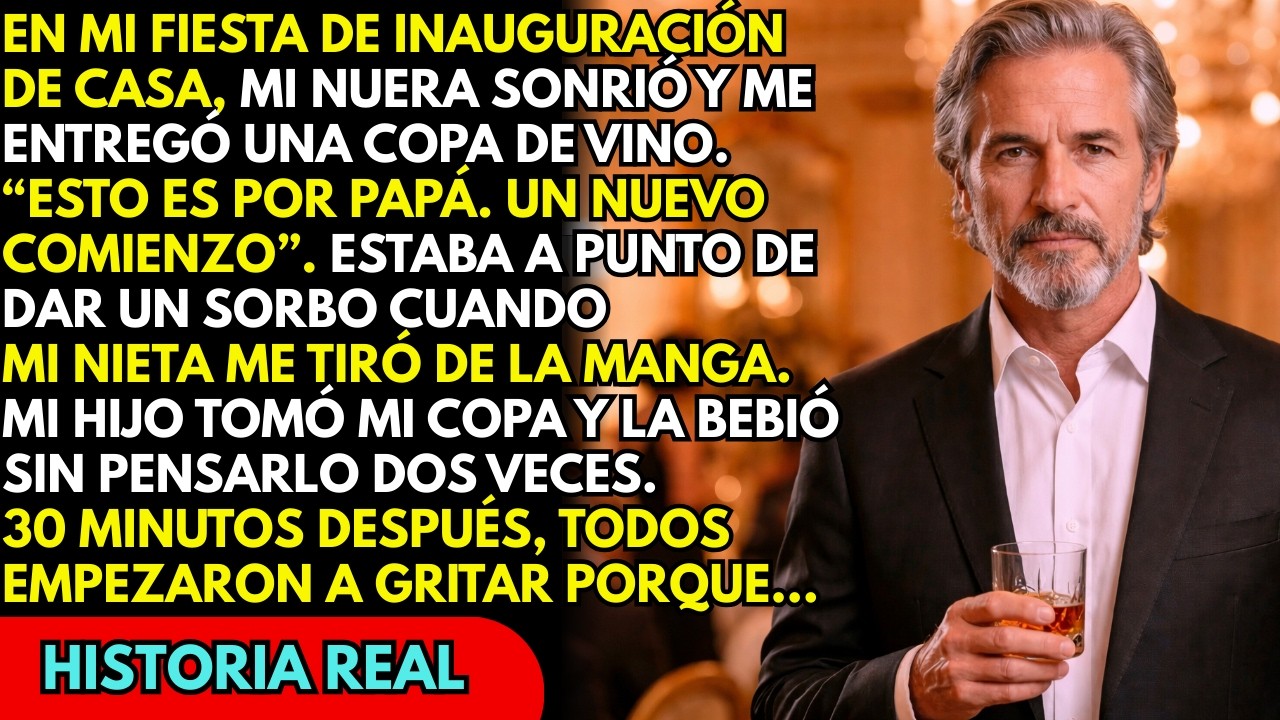 Sin querer intercambié mi copa con mi hijo… 30 minutos después me salvó la vida