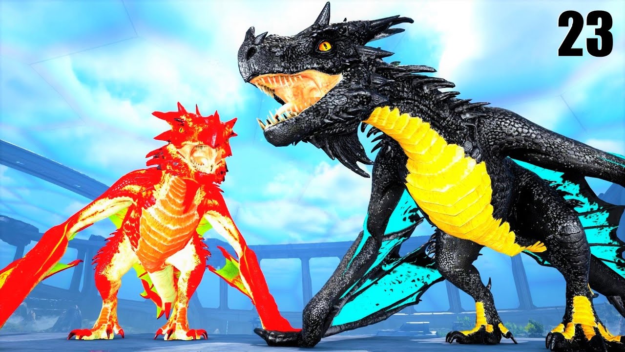 TAMING THE WYVERN ARMY IN GENESIS 2! ARK GENESIS PART 2 MODDED