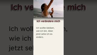 Simple German Story – Ich verändere mich #shorts #learnGerman #German