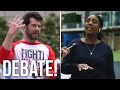 &quot;Why Should a Man Tell Me What Do With My Body?!&quot; - Crowder Debates Pro-Abortionist